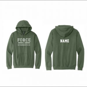 Force Gymnastics - 3. Softstyle Hooded Sweatshirt (Logo #1)