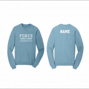 Force Gymnastics - 7. Beach Wash Garment Dyed Crewneck Sweatshirt (Logo #1)