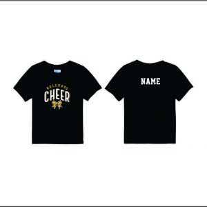 BTAA Cheer - 26. Short Sleeve Cotton Toddler/Infant T-Shirt (Black)