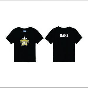 BTAA Cheer (Competitive) - 53. Short Sleeve Cotton Toddler/Infant T-Shirt (Black)