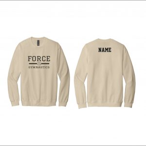 Force Gymnastics - 10. Softstyle Crewneck Sweatshirt (logo #1)