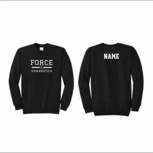 Force Gymnastics - 11. Crewneck Sweatshirt (logo #1)