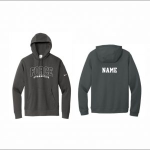 Force Gymnastics - 25. Nike Hooded Sweatshirt (logo #2)