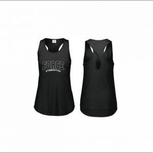 Force Gymnastics - 30. Ladies Heather Tri-Blend Tank (Logo #2)
