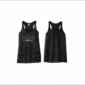 Force Gymnastics - 34. Ladies Flowy Racerback Tank Top (Logo #2)