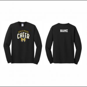 BTAA Cheer - 7. Long Sleeve Cotton T-Shirt (Black)