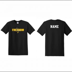 Freedom Cheer - 1. Short Sleeve Cotton T-Shirt
