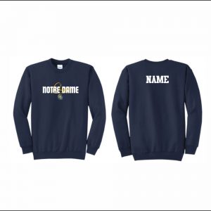 Notre Dame Cheer - 12. Crewneck Sweatshirt (Navy)