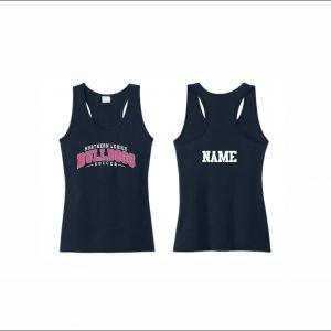 NLHS Girls Soccer - 9. Ladies Performance Tank Top (Navy)