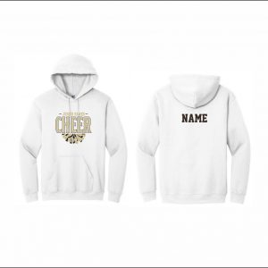 Junior Hawks Cheer - 24. Hooded Sweatshirt (white)