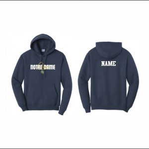 Notre Dame Cheer - 8. Hooded Sweatshirt (Navy)