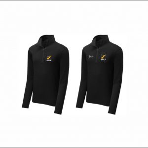 Freedom Golf - 14. Lightweight 1/4 Zip Tri-Blend Pullover (Black)
