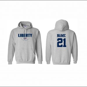 Liberty Field Hockey - 20. Hooded Sweatshirt (Gray)