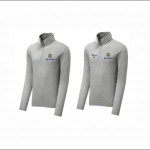 Notre Dame Volleyball - 20. 1/4 Zip Performance Pullover (Light Grey)