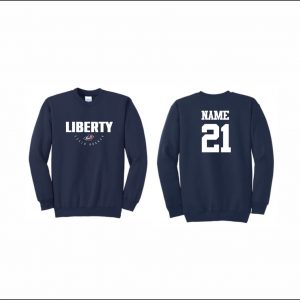Liberty Field Hockey - 25. Crewneck Sweatshirt (Navy)
