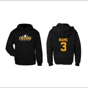 Freedom Boys Soccer - 18. Hooded Sweatshirt (Black)