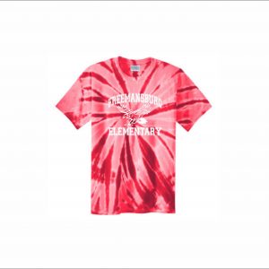 Freemansburg Elementary - 10. Short Sleeve Tie-Dye T-Shirt (Red)