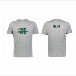 St. Anne Cross Country - 10. Short Sleeve Heather Performance Tee (Gray)