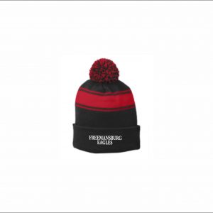 Freemansburg Elementary - 15. Pom Beanie (Black/Red)