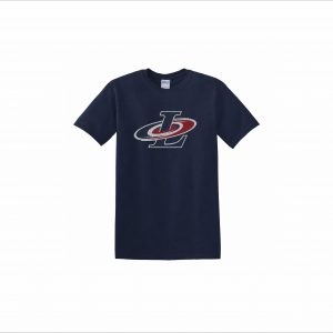 Liberty - 45. Short Sleeve Cotton T-Shirt (Navy - Glitter L)