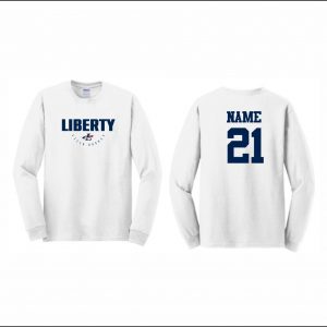 Liberty Field Hockey - 6. Long Sleeve Cotton T-Shirt (White)