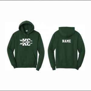 St. Anne Cross Country - 6. Hooded Sweatshirt (Forest Green)