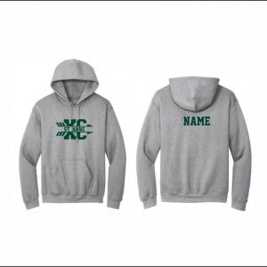 St. Anne Cross Country - 7. Hooded Sweatshirt (Gray)