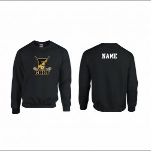 Freedom Golf - 7. Crewneck Sweatshirt (Black)