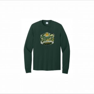 Farmersville Elementary - 6. Long Sleeve Cotton T-Shirt (Dark Green)