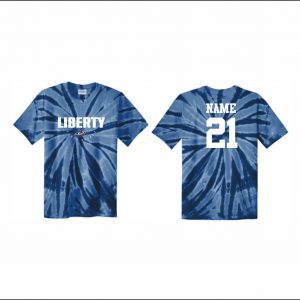Liberty Field Hockey - 8. Short Sleeve Tie-Dye T-Shirt (Navy)