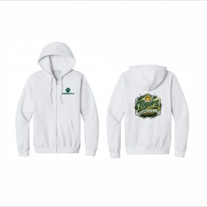 Farmersville Elementary - 7. Full Zip Hooded Sweatshirt (Ash Gray)