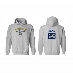 Notre Dame Volleyball - 9. Hooded Sweatshirt (Gray)