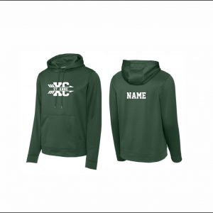 St. Anne Cross Country - 9. Performance Hooded Sweatshirt (Forest Green)