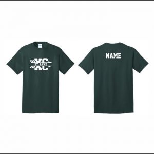 St. Anne Cross Country - 1. Short Sleeve Cotton T-Shirt (Forest Green)