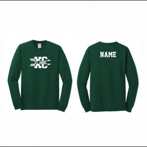 St. Anne Cross Country - 3. Long Sleeve Cotton T-Shirt (Forest Green)