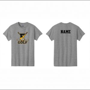 Freedom Golf - 1. Short Sleeve Cotton T-Shirt (Gray)