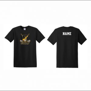 Freedom Golf - 2. Short Sleeve Cotton T-Shirt (Black)