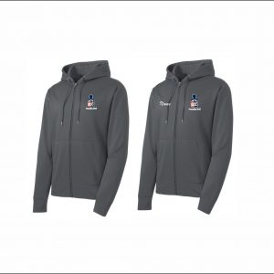 Liberty Percussion - 12. Performance Full Zip Hooded Sweatshirt (Graphite)