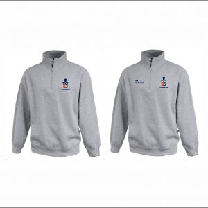Liberty Percussion - 13. Pullover 1/4 Zip Sweatshirt (Gray)