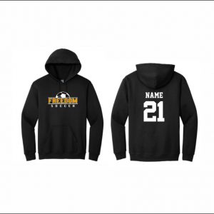Freedom Boys Soccer - 18. Hooded Sweatshirt (Black)