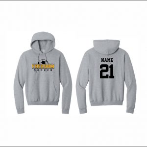 Freedom Boys Soccer - 17. Hooded Sweatshirt (Gray)