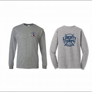 Liberty Percussion - 5. Long Sleeve Cotton T-Shirt (Gray)