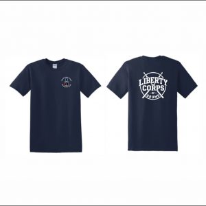 Liberty Percussion - 1. Short Sleeve Cotton T-Shirt (Navy)