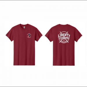 Liberty Percussion - 3. Short Sleeve Cotton T-Shirt (Cardinal)