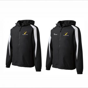 Freedom Debate Team - 5. Fleece Lined Lightweight Hooded Jacket (Black/White)
