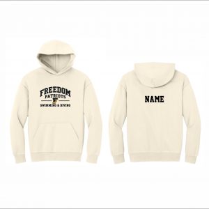 Freedom Swim & Dive - 7. Heavy Hooded Sweatshirt (Light Sand)