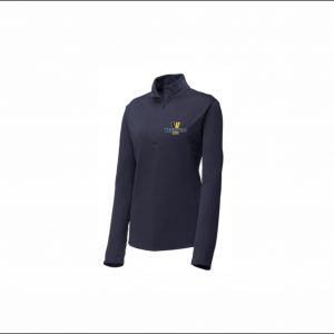 Wescosville Staff - 12. Ladies Lightweight 1/4 Zip Performance Pullover (Navy)