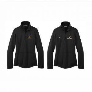 Freedom Swim & Dive - 22. Ladies Performance Fleece 1/4 Zip Pullover (Black)