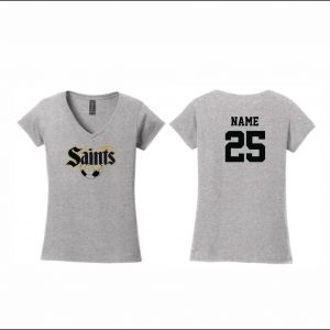 Berks Saints Soccer - 10. Ladies Short Sleeve V-Neck
