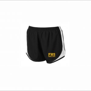 Freedom Swim & Dive - 17. Ladies Micro-Poly Shorts (Black/White)